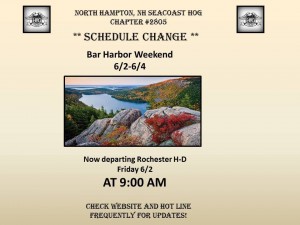 Bar Harbor 2017 Changes